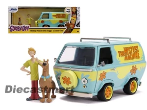 Jada 1:24 Hollywood Rides Scooby-Doo! Mystery Machines with Figures 31720 Green - Picture 1 of 7