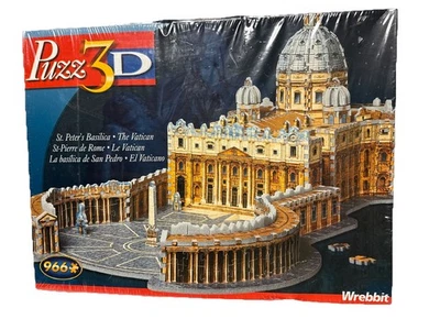 Новый запечатанный Puzz3D Wrebbit головоломка Святого Петра базилика Ватикан новый - Изображение 1 из 4