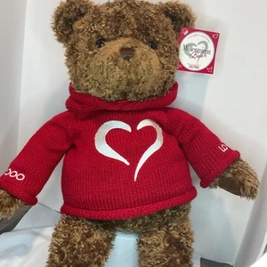 Gund 2000 Liebesbär. Roter Pullover Millennium 20" Teddybär Limited Edition - Bild 1 von 10