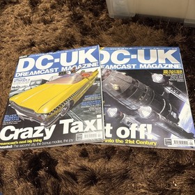 2X DC UK Dreamcast Magazine Issue 5 and 6. Sega vintage collectable merchandise.