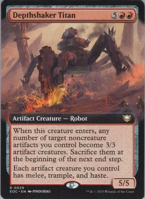 MTG (Regular) Depthshaker Titan (Extended Art) R Commander: Edge of Eternities 2 - Image 1 of 2