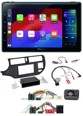 Pioneer Bluetooth DAB Lenkrad USB Autoradio für Kia Rio UB 2011-2015 schwarz - Bild 1 von 4