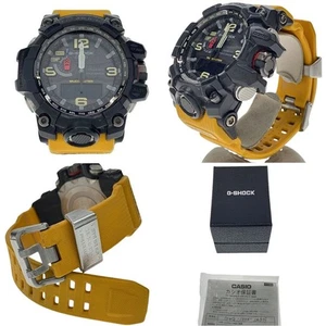 CASIO G-SHOCK MUDMASTER GWG-1000-1A9JF Yellow Solar Atomic Watch Excellent - Bild 1 von 7