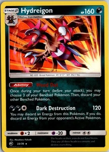 Holograma Hydreigon Dragon Majesty 33/70 raro casi nuevo - Imagen 1 de 2