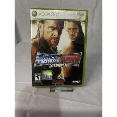 WWE Smackdown Vs Raw 2009 Xbox 360 Video Game THQ NOT TESTED - Image 1 of 3