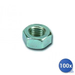 100x Dice Hexagonal Galvanized din 934 E-100 MM 18 - Picture 1 of 2