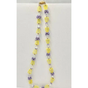 Vintage Signed Vendome Aurora Borealis Crystal Statement Necklace - Picture 1 of 6