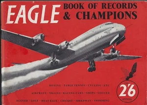 UK 1951 Eagle Book of Records & Champions - Joe Louis Jesse Owens Soccer Cricket - Picture 1 of 4