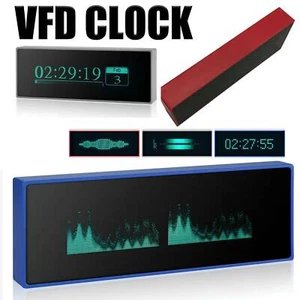 Music Spectrum Display Sound Level Indicator Dot Matrix Audio UV Meter VFD Clock - Picture 1 of 12