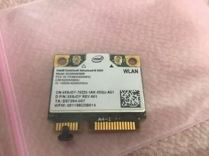 Intel Centrino Wireless Wi-Fi Advanced-N 6205 62205ANHMW DELL 0X9JDY - Picture 1 of 2