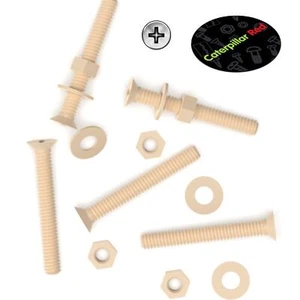 50x Tuercas y pernos avellanados rellenos de vidrio M2x 16 mm (5/64x 5/8 pulgadas) - Imagen 1 de 5
