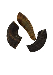 Cut Lamb Horn Dog Chew Pieces Bone 100% Natural Dog Treats Hypoallergenic 1kg - Picture 1 of 5