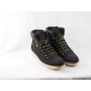 Botas de Excursor COLE HAAN Zerogrand Marrón Gamuza Impermeable Lana Talla 9.5 Para Hombre Usadas en Excelente Condición - Imagen 1 de 11