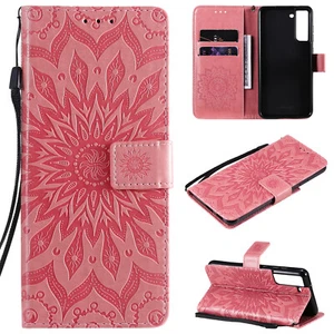 Retro Embossing PU Leather Wallet Case Phone Cover for Samsung S20 FE A23 4G A03 - Picture 1 of 20