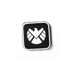 2 piezas MINI GLOW THE VENGERS AGENTS OF SHIELD S.H.I.E.L.D. PARCHE DE GANCHO DE GOMA OSCURO - Imagen 1 de 4