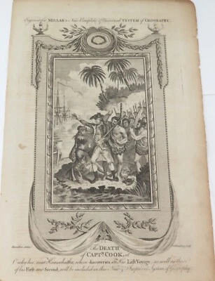 1782 14 Large Pages / Bookplates ex "System of Geography" by G H Millar - Image 1 of 4