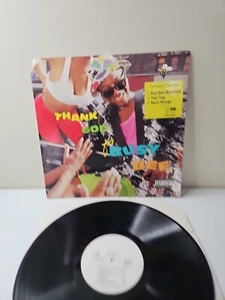 Busy Bee ~ Thank God For Busy Bee ~ 12" Vinyl LP ~ 1992 Pandisc Rhyme Syndicate - Picture 1 of 8