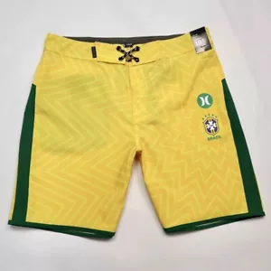 Hurley Phantom Football Shorts Men's Trunks Spandex Surf Pants Board Shorts E785 - Picture 1 of 10