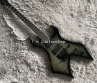 Solid Warlock Electric Guitar BC Extreme Flamed Maple Floyd Rose Active Black