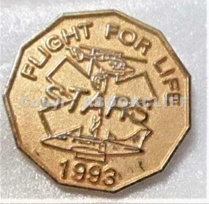 EMS 1993 STARS Air Ambulance Medical Helicopters Western Canada Lapel Pin - Picture 1 of 4