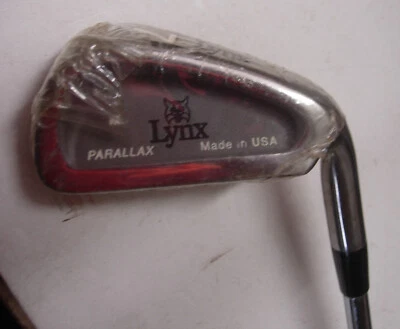 g4NOS 1993 Lynx PARALLAX 7-IRON Lynx Lite Steel RH-S - for sale is single 7-IRON - Image 1 of 4