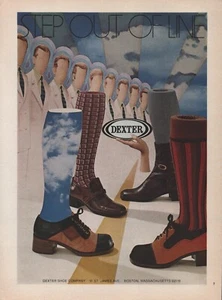 Moda para hombre - Dexter Shoe Co. - Zapatos para hombre - Anuncio de revista vintage - Imagen 1 de 1
