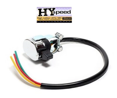 HYspeed Old School Style Universal Turn Signal Blinker Switch Motorcycle 1" Bars - Image 1 of 2