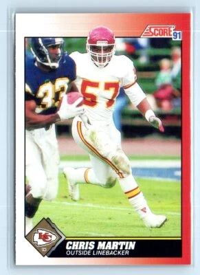 1991 Score #157 Chris Martin - Image 1 of 2