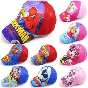 Children Spiderman Baseball Cap Kids Sun Hat Girls Boys Summer Snapback Gift UK - Picture 1 of 19