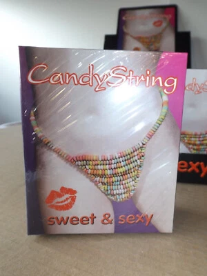 String aus Zuckerperlen Candy String Sexy Perlen Slip Tanga Unterwüsche 2 Stück - Bild 1 von 4