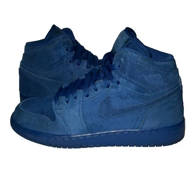 Nike Air Jordan 1 Retro High Team Royal Gamuza Juvenil 2017 talla 6Y (705300-404) Foto 1 de 4