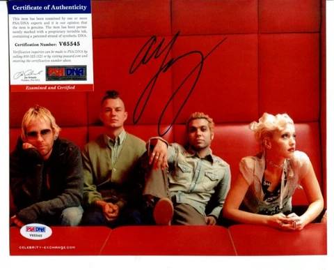 NO DOUBT - DRUMMER - ADRIAN YOUNG - WITH PSA DNA COA  -  SIGNED AUTOGRAPHED 6214 Cover