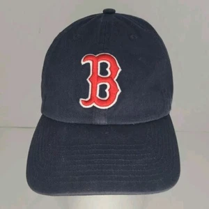 Boston Red Sox MLB '47 Brand Ball Cap Adjustable Navy Blue Logo Hat - Picture 1 of 7