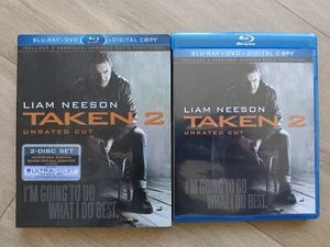 TAKEN 2 (2012) - BLURAY + DVD Slipcase Liam Neeson Exc Cond! *Region A* - Picture 1 of 3