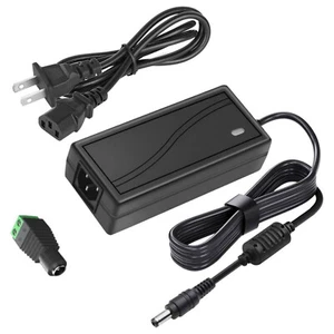 Power Supply Adapter AC 100-240V to DC 12V 5A 60W US Power Cord for LED Strip - Picture 1 of 5