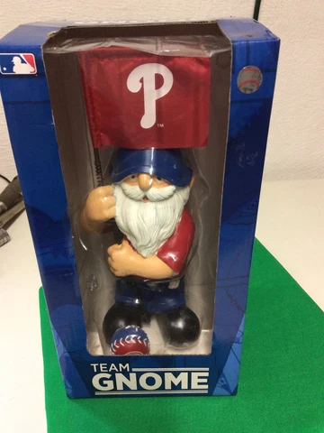 Philadelphia Phillies MLB Gnome with Flag Fightin Phils / New in Box 11" Cover