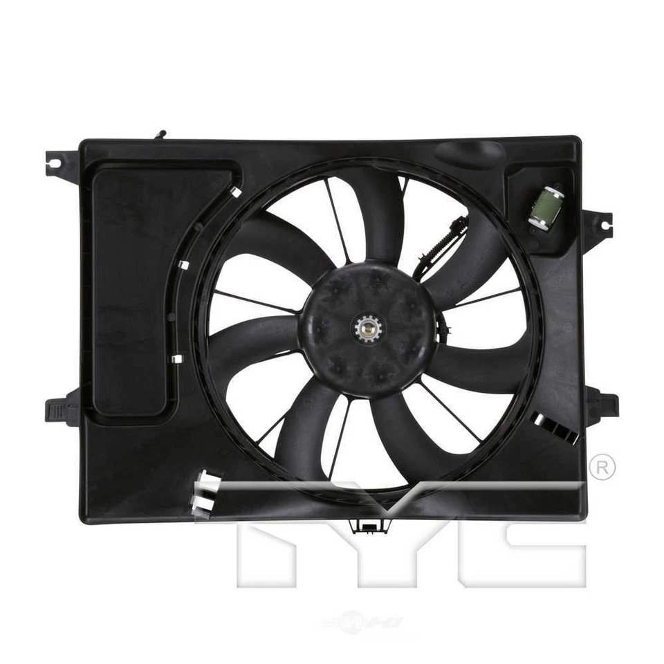 Conjunto de ventilador de radiador para Kia Soul 2012-2018 2013 2014 2015 2016 2017 TYC 622600 Foto 1 de 3