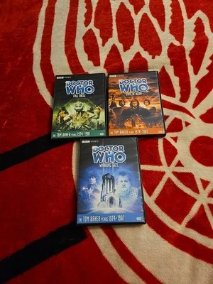 Doctor Who: Tom Baker 3 DvD Lot Stories 112-114 Warriors Gate Sate Decay Circle - Image 1 of 4