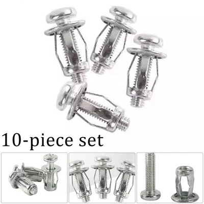 Jack Nut M5 M6 Jack Metal Bolt Nuts Bolt Petal 10pcs Bolt Nuts Carriage - Image 1 of 4