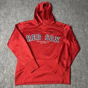Nike Therma Fit Boston Red Sox Fleece Hoodie Red Fenway Park Men’s Small MLB - Picture 1 of 7
