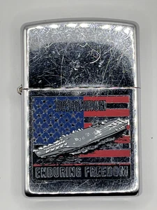 Vintage 2002 Operation Enduring Freedom Zippo Feuerzeug - Bild 1 von 5