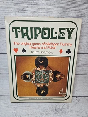 Tripoley Deluxe Edition Layout #111 from Cadaco 1969 - DELUXE MAT ONLY - Image 1 of 4