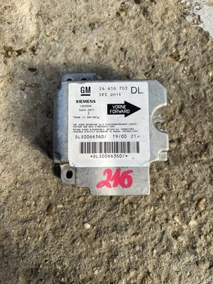 Centralina airbag sensore airbag Opel Astra G Zafira A 24416703 DL - Immagine 1 di 4