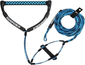 Swonder Wakeboard Rope 75 pies - Esquí acuático con doble mango - 4 azules - Imagen 1 de 5
