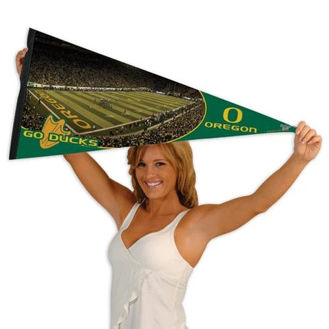 OREGON DUCKS AUTZEN STADIUM ROLL UP FELT PENNANT 17"x40" BRAND NEW WINCRAFT Cover