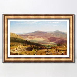 Arte en lienzo enmarcado impresión giclee paisaje #117 por Albert Bierstadt decoración del hogar - Imagen 1 de 16