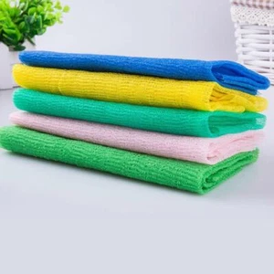 Exfoliating Wash Cloth Nylon Japanese Korean Bath Towel Body Back Skin Scrub*. - Picture 1 of 12