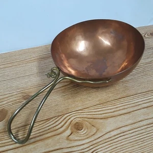 Joe Spoon Copper Brass Pot Hand Wrought Handmade 1992 Signed - Picture 1 of 22