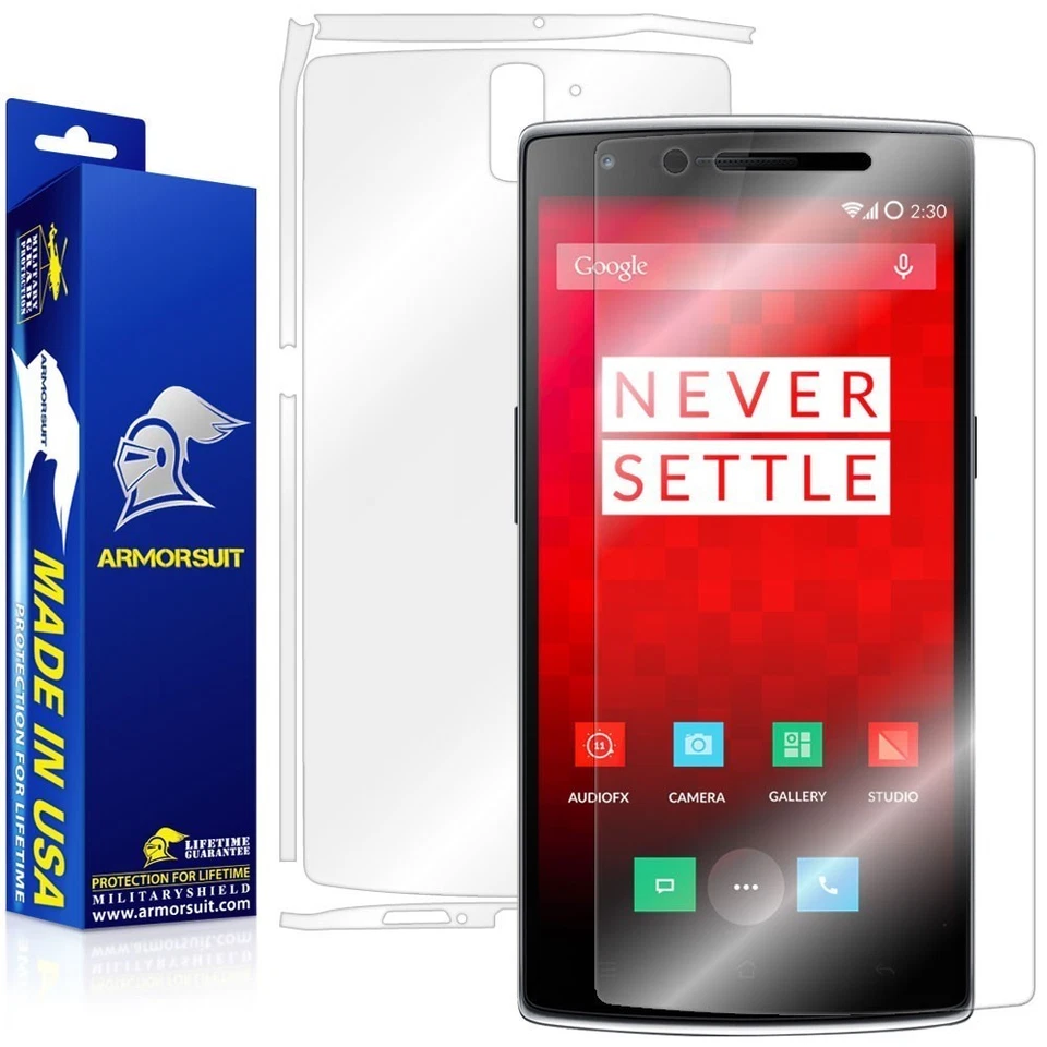 ArmorSuit MilitaryShield OnePlus One Screen Protector + Full Body Skin USA - Image 1 of 4