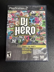 DJ Hero PS2 Game (Sony PlayStation 2, 2009) With Manual - Picture 1 of 5